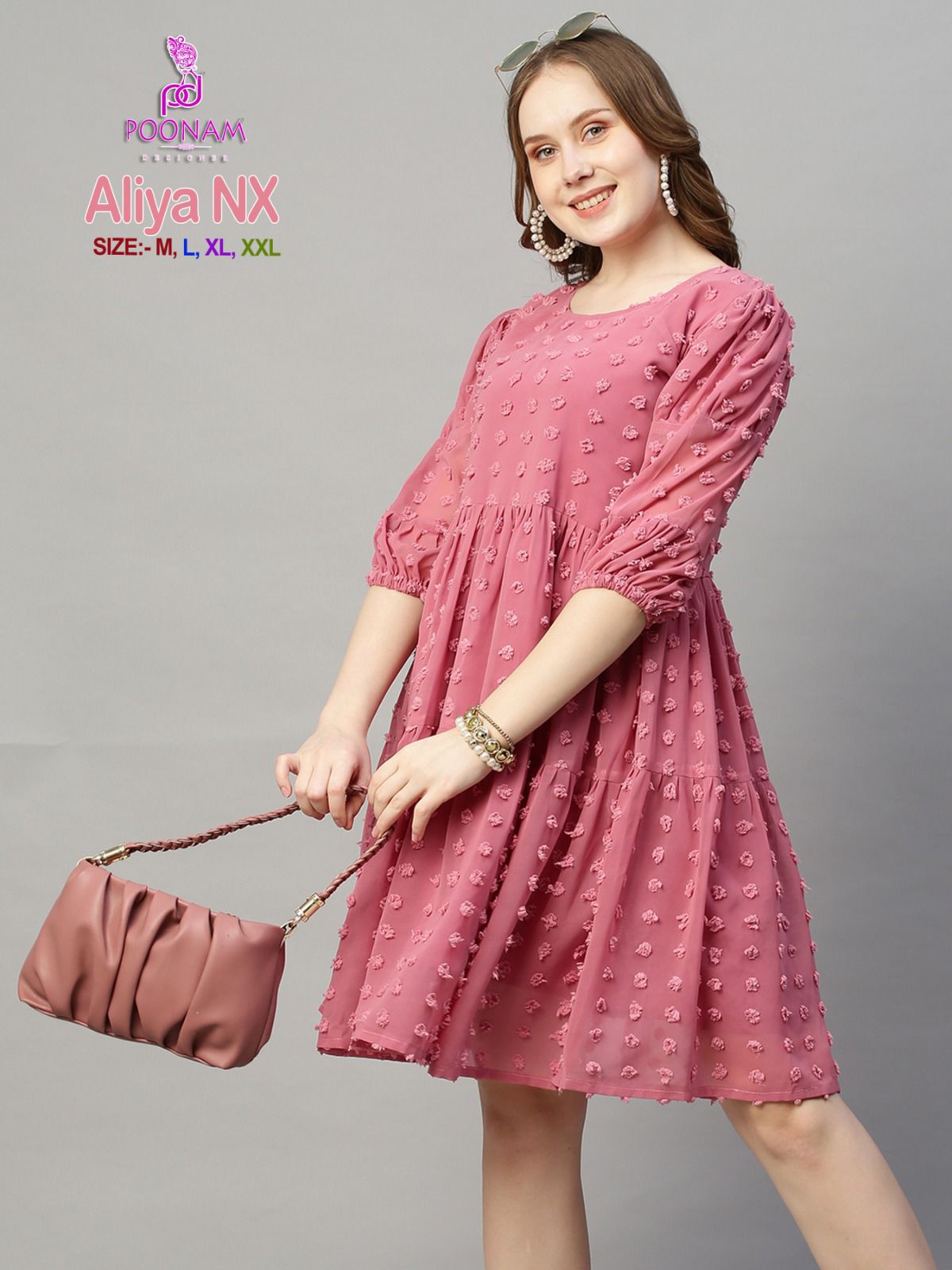 Poonam Aliya Nx Short Party Wear Kurtis Catalog
